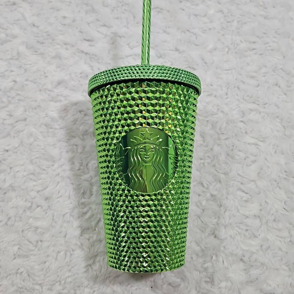 Starbucks 2023 Green Studded Holiday Christmas Tumbler 16 oz Grande